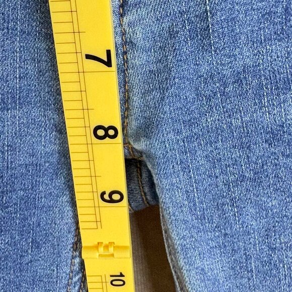 Free People Distressed Skinny Jeans Size 24 High Rise Raw Hem Frayed Ankle Denim - Picture 10 of 13